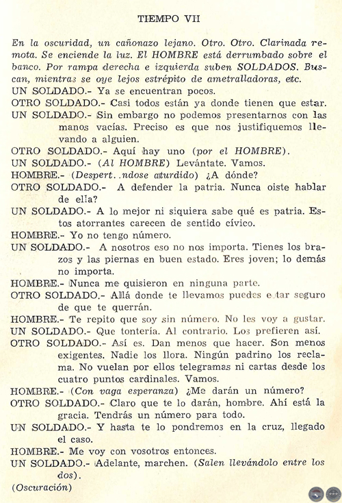 TEATRO BREVE, 1969 - PLÁ/DOMÍNGUEZ - HISTORIA DE UN NÚMERO DE JOSEFINA PLÁ